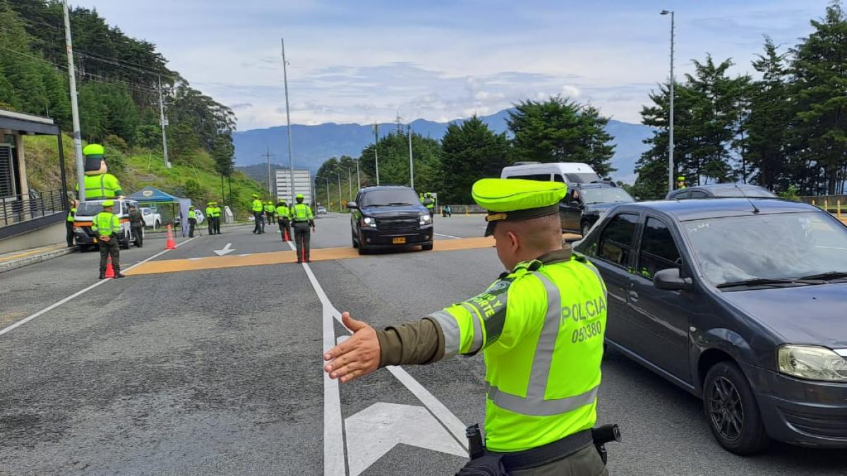 Controles viales en Antioquia
